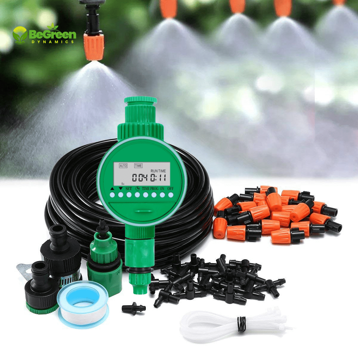 ឈុតសាចទឹកអូតូ២១ម ធ្វើអោយត្រជាក់ស្រោចស្រព ដល់ផ្ទះឬសួន for faster gowth, and smart tools in Cambodia