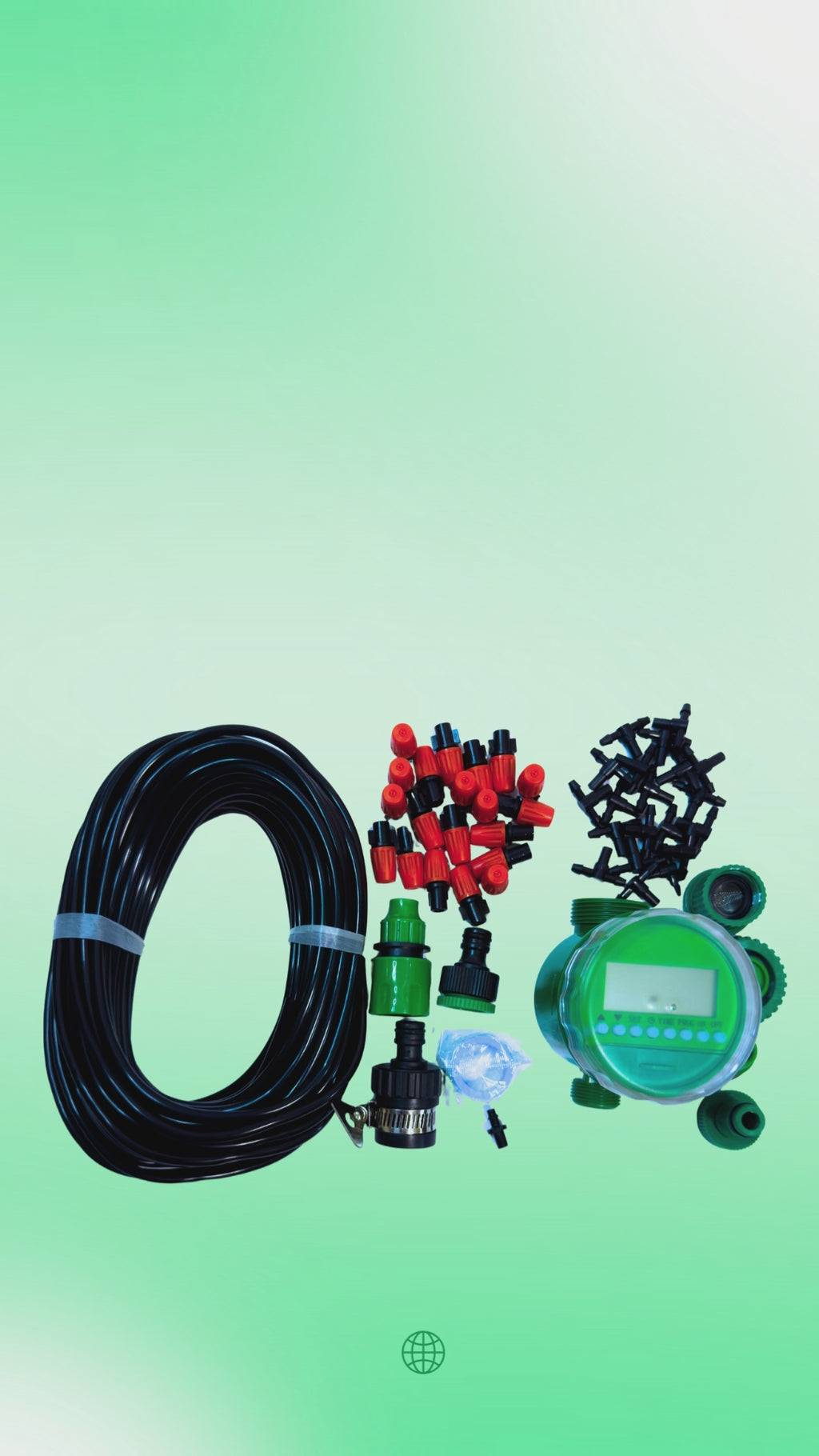 ឈុតសាចទឹកអូតូ២១ម ធ្វើអោយត្រជាក់ស្រោចស្រព ដល់ផ្ទះឬសួន